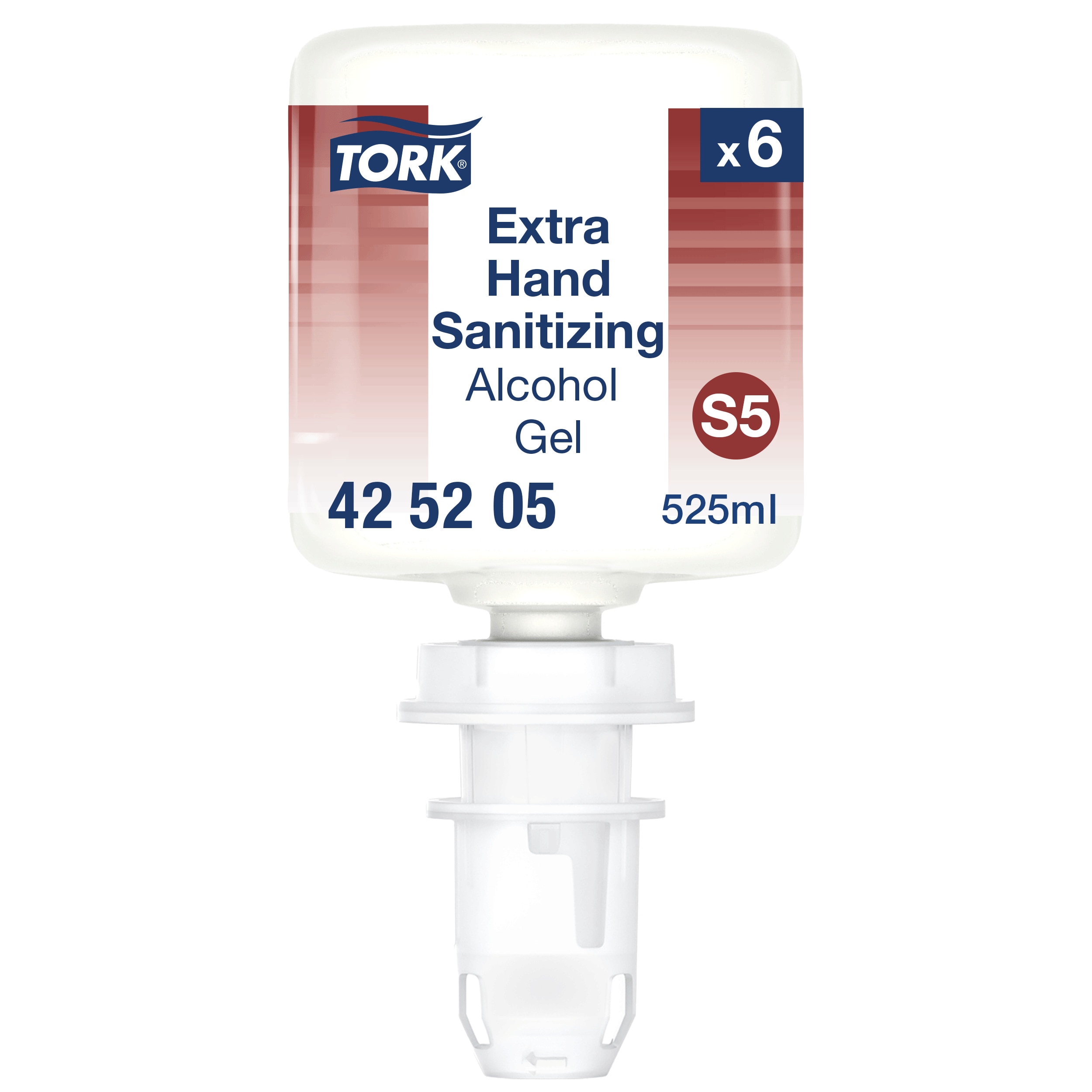 Hånddesinfektion, Gel, 525 ml, Refill flaske, Tork Extra S5