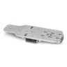 DIN Rail Adapter Zinc Die-Cast Silver 136 H x 52 W x 9.6 D mm