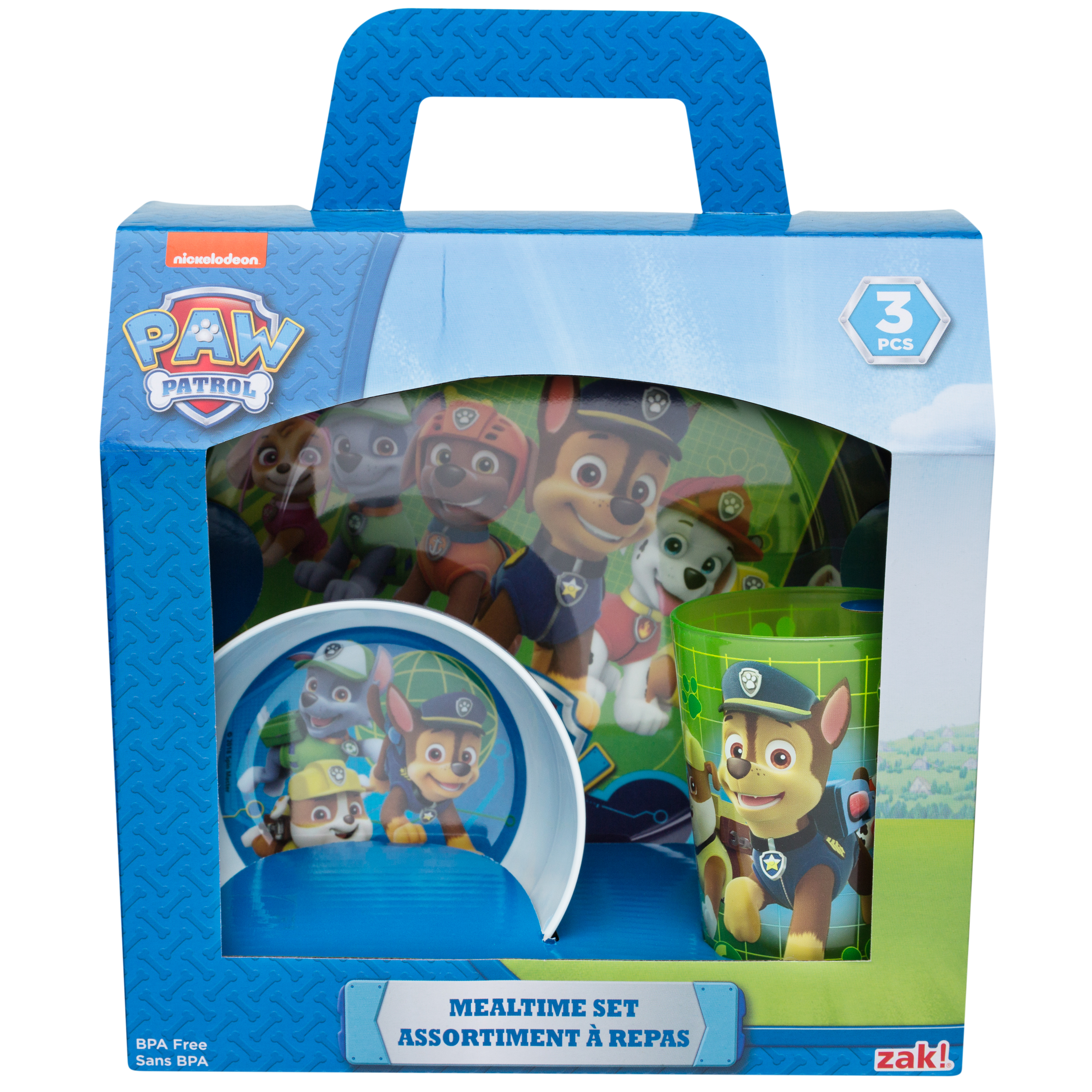 Paw Patrol Dinnerware Set, Chase, Marshall and Friends, 5-piece set