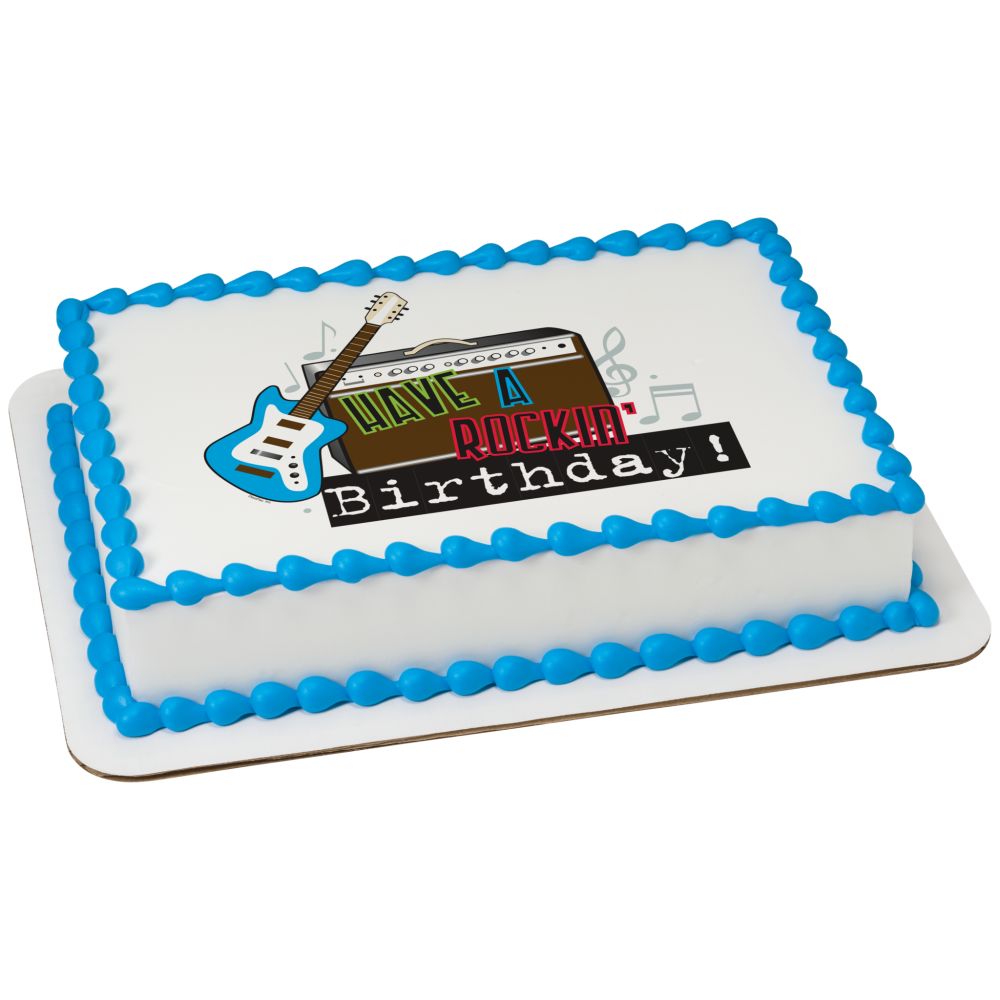 Image Cake Rockin' Birthday