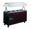 Affordable Portable 4 Well Hot Food Station, Granite Color