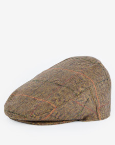 Wilkin Flat Cap Olive-Orange-Red