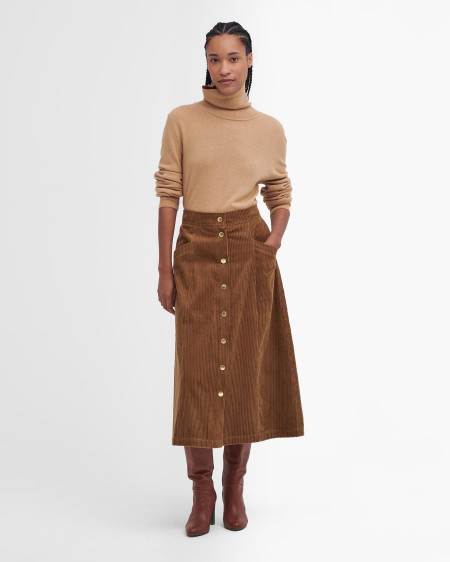 Samara Cord Midi Skirt