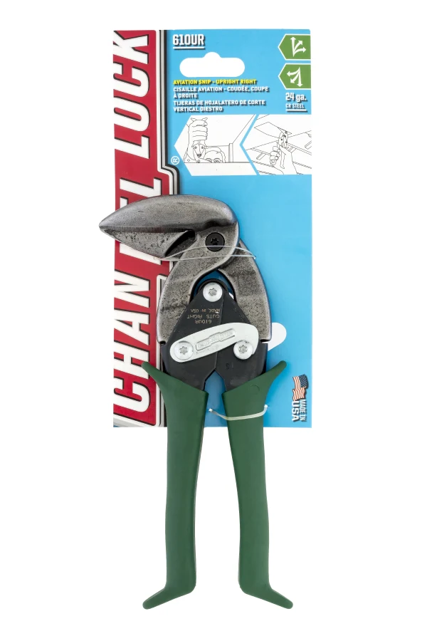 610UR 10-inch Upright Right Aviation Snip