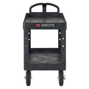 Rubbermaid Commercial, BRUTE Heavy Duty, Utility Cart, Black