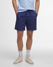 Washed Oxford Relaxed Shorts Oceana