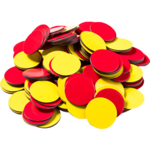 Magnetic Two-Color Counters, Set of 200