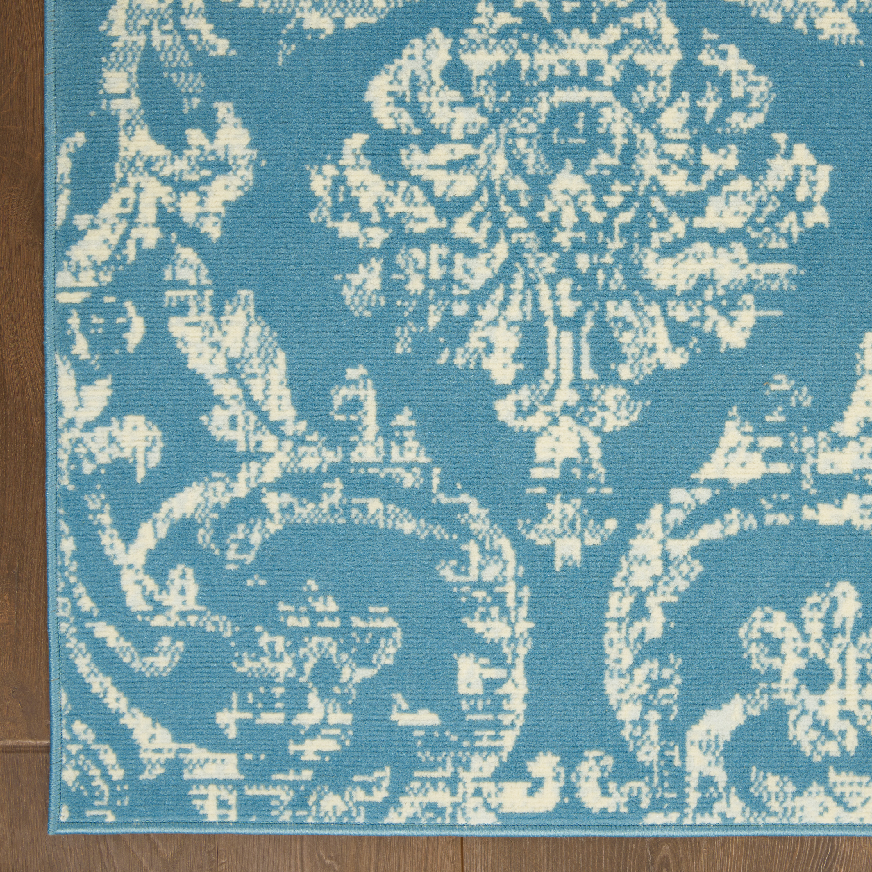 Nourison Jubilant 6' x 9' Blue Vintage Indoor Rug