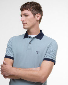 Lynmouth Tipped Polo Shirt Lead