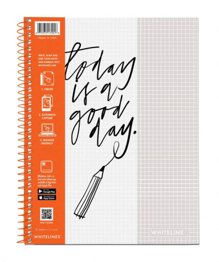 Whitelines Wirebound Notebook - Graph (11" x 8.5")