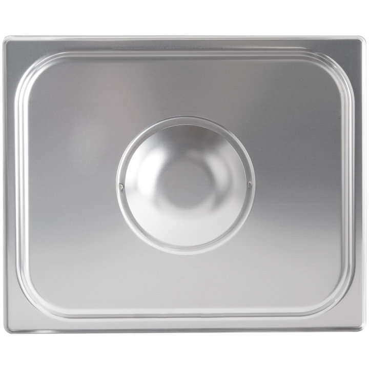 Half-size Super Pan V® solid stainless steel cover