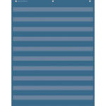 Teacher Created Resources&reg; Slate Blue 10 Pocket Chart, 34" x 44" TCR20104