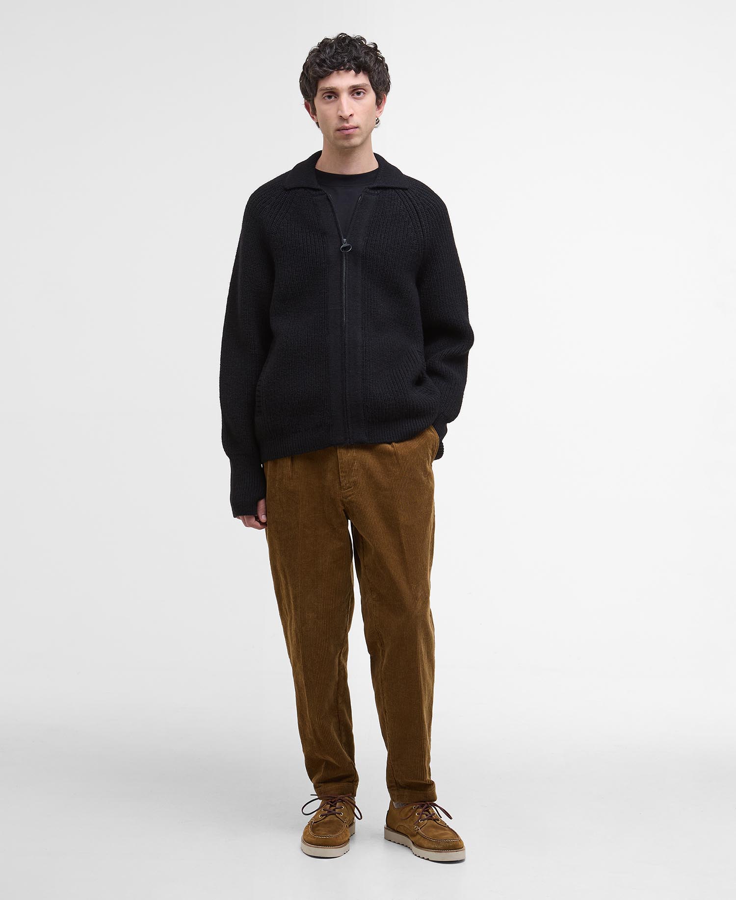Garthman Knitted Zip-Up Jumper image number 1