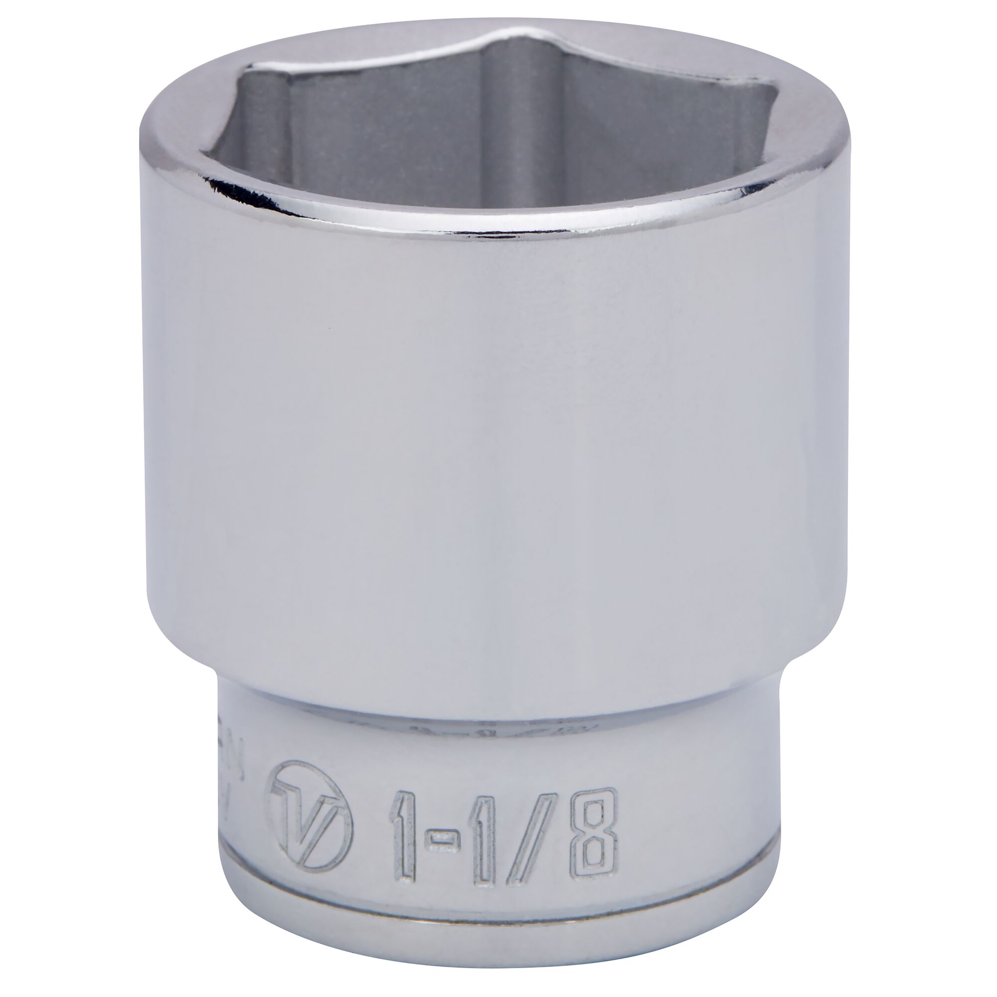 1/2 DR 6PT Shallow 1-1/8 on white background
