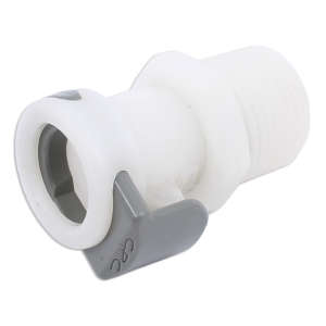 Rapid Coupling Female 3/8"  Wit Valve