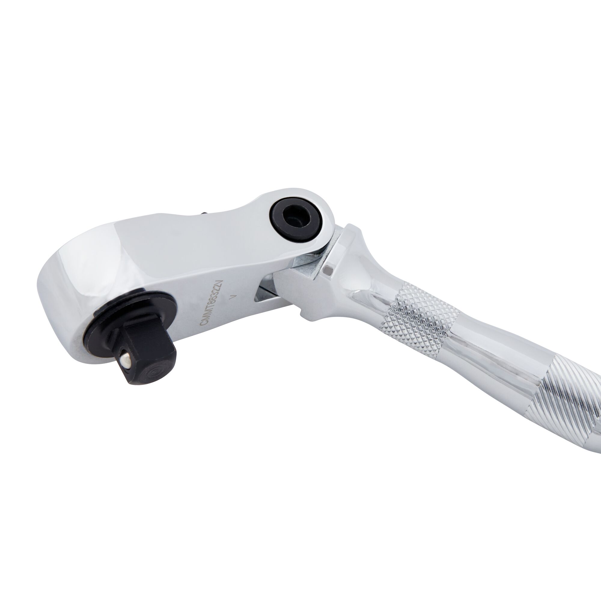 180 degrees articulating head feature in V series three eighth inch drive flex head ratchet.