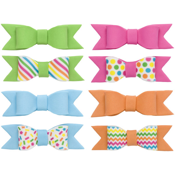 Bright Mini Assortment Gum Paste Bows