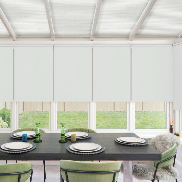 Remy Blackout White Roller Blind