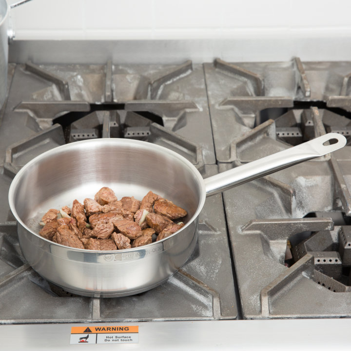 2 ½-quart Optio™ sauté pan in natural finish