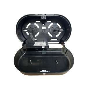 MORM1005, Morcon, Morsoft Small Core, Standard Bath Tissue Dispenser, Translucent Smoke