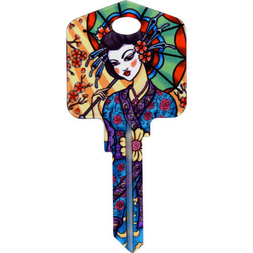 Achilles Ink Geisha Key Blank Kwikset 66/97 KW1/10