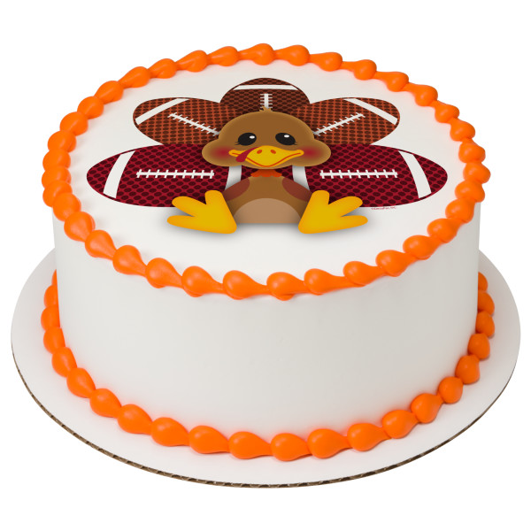 Football Turkey PhotoCake® Edible Image®