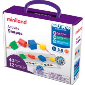 Activity Shapes, Giant Beads and Laces Set