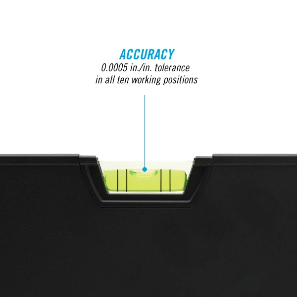 5200-0072 72-inch Professional-Grade Aluminum Box Level