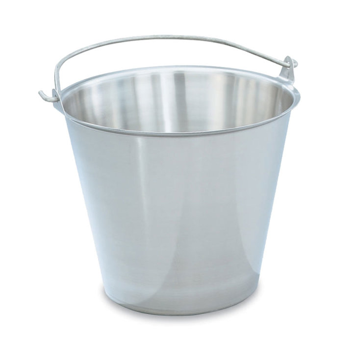 23-quart stainless steel tapered dairy pail