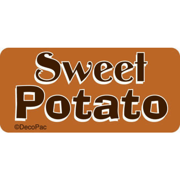 Sweet Potato Promotional Label