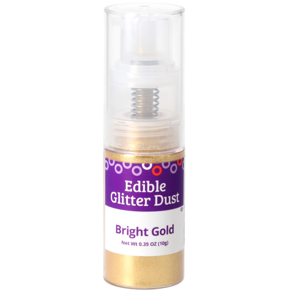 Bright Gold Dust 10g - Red 3 Free Edible Glitter