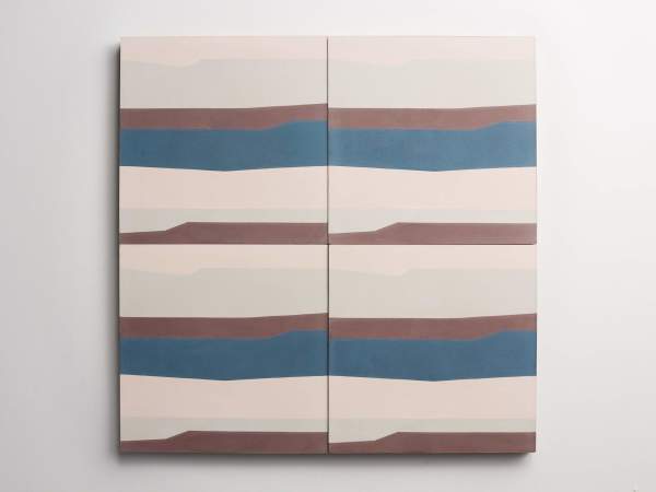 cement | erica tanov | baccio pattern c | federal blue, mocha, stone + taro 