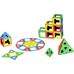 Magnetic Polydron&reg; Class Set, 96 Pieces