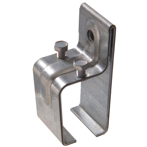 Hillman Galvanized Box Rail Face Mount Bracket Single