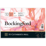 St Cuthberts Bockingford Watercolor Pad Hot Pressed White Glue Binding 140lb  12 Sheet 7x10  inch