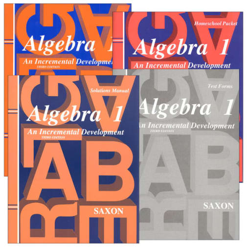 Saxon Algebra 1 Homeschool Kit with Solutions Manual 3rd Edition
