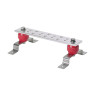Telecommunications Grounding Busbar 1/4 H x 12 L x 4 Inch W