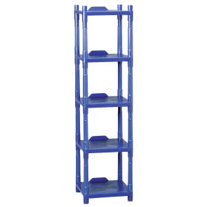 Impact, Stack Rack™ 5 Tier Shelf, Blue