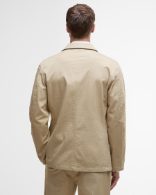 Herringbone Cotton Worker Jacket Sand