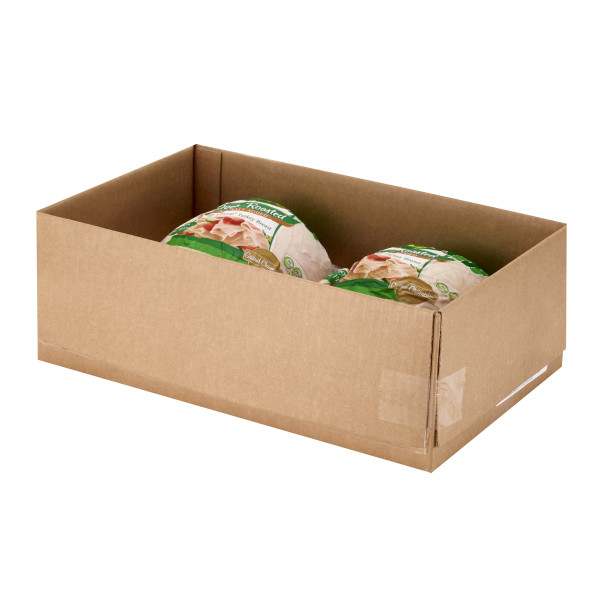 JENNIE-O(r) Premium Oven Roasted Turkey Breast No Salt Added, 2 pc . C1RM - Front Right Open Case (Hi Res)