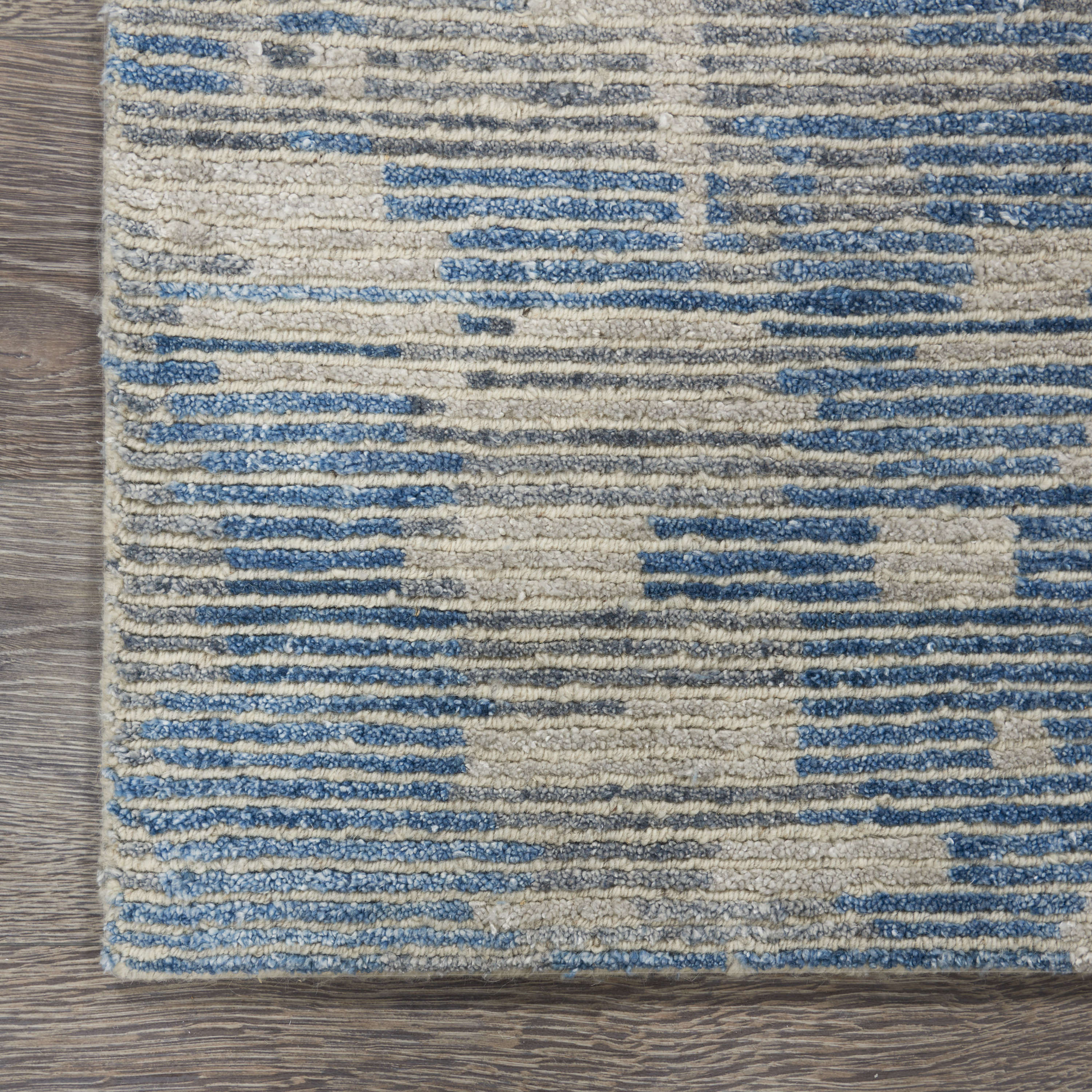 Nourison Ellora 9'9" x 13'9" Blue Modern Indoor Rug