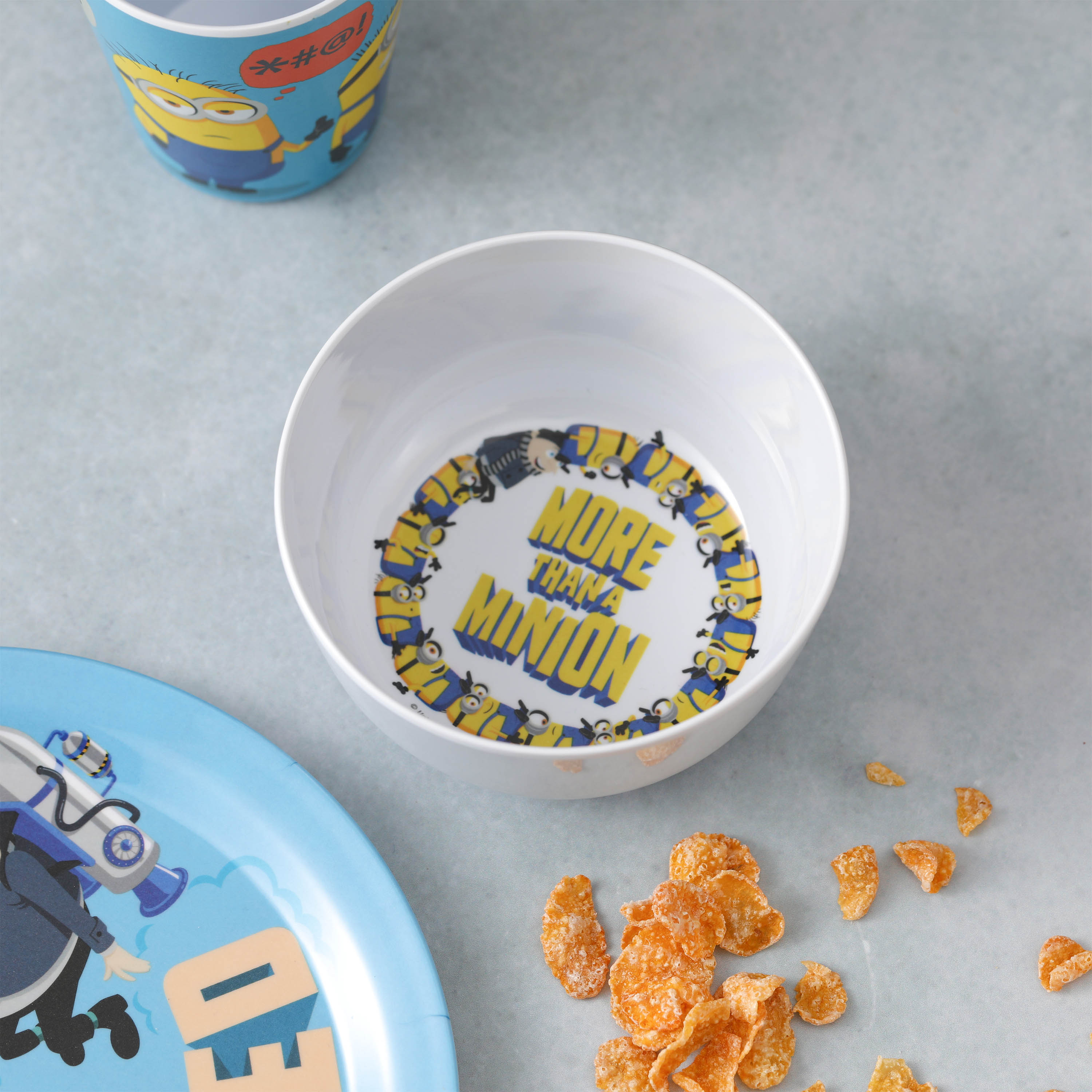 Minions 2 Movie Kid’s Dinnerware Set, Minions and Felonius Gru, 3-piece set slideshow image 4 Minions 2 Movie Kid’s Dinnerware Set, Minions and Felonius Gru, 3-piece set slideshow image 4