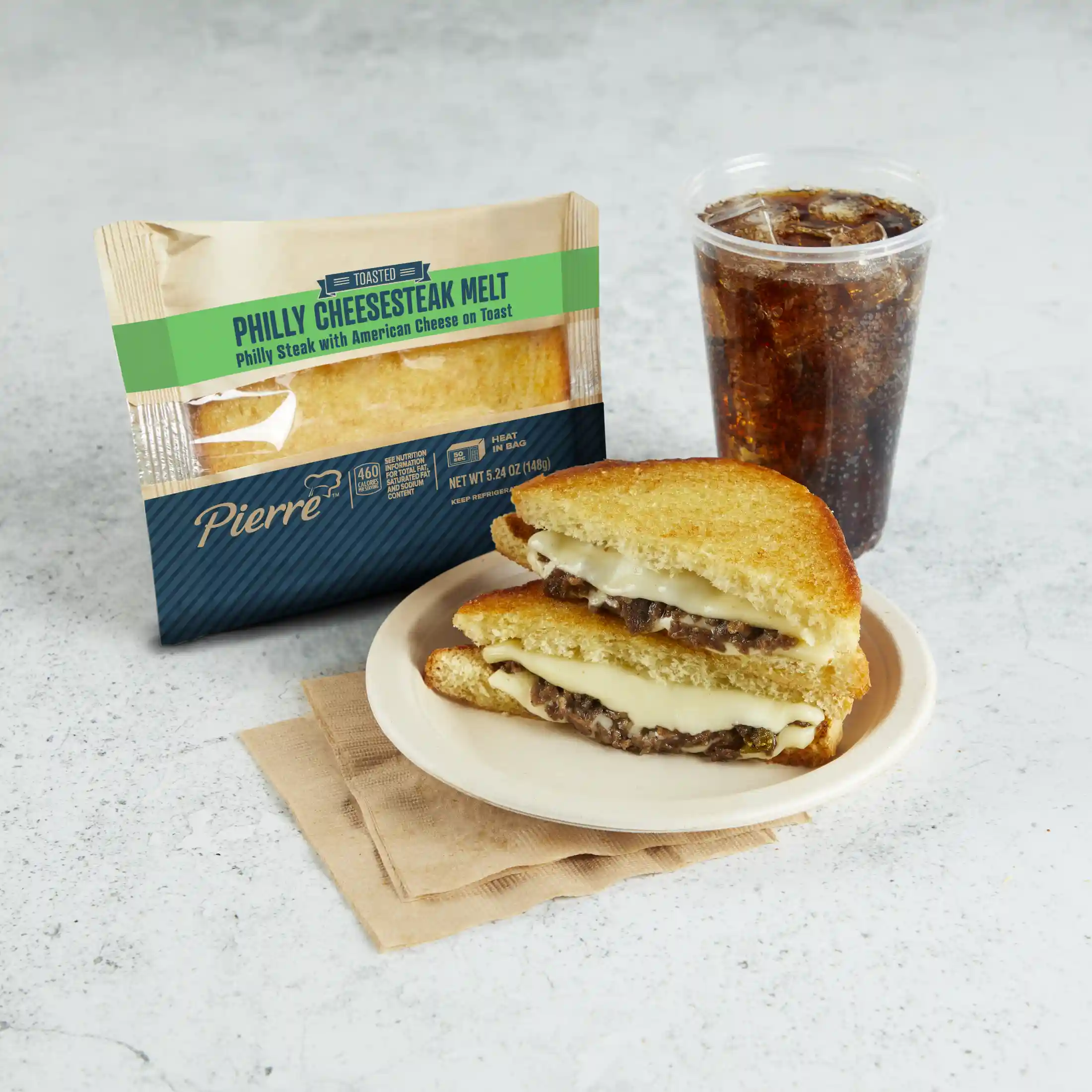 Pierre® Toasted Philly Cheesesteak Melt _image_01