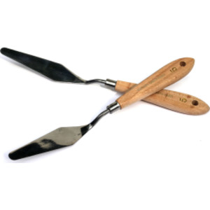Palette Knife, Metal Blade with Wood Handle