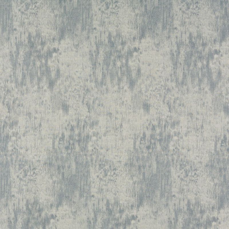 Mottled light-blue and cream textured wallpaper, displaying a distressed, brushed pattern across the surface; evenly lit, flat expanse suggesting an interior wall with no other objects visible.