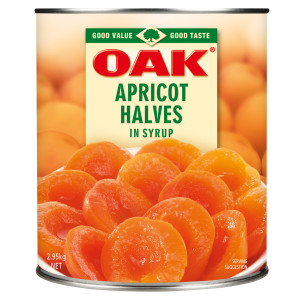oak® apricot halves in syrup 2.95kg image
