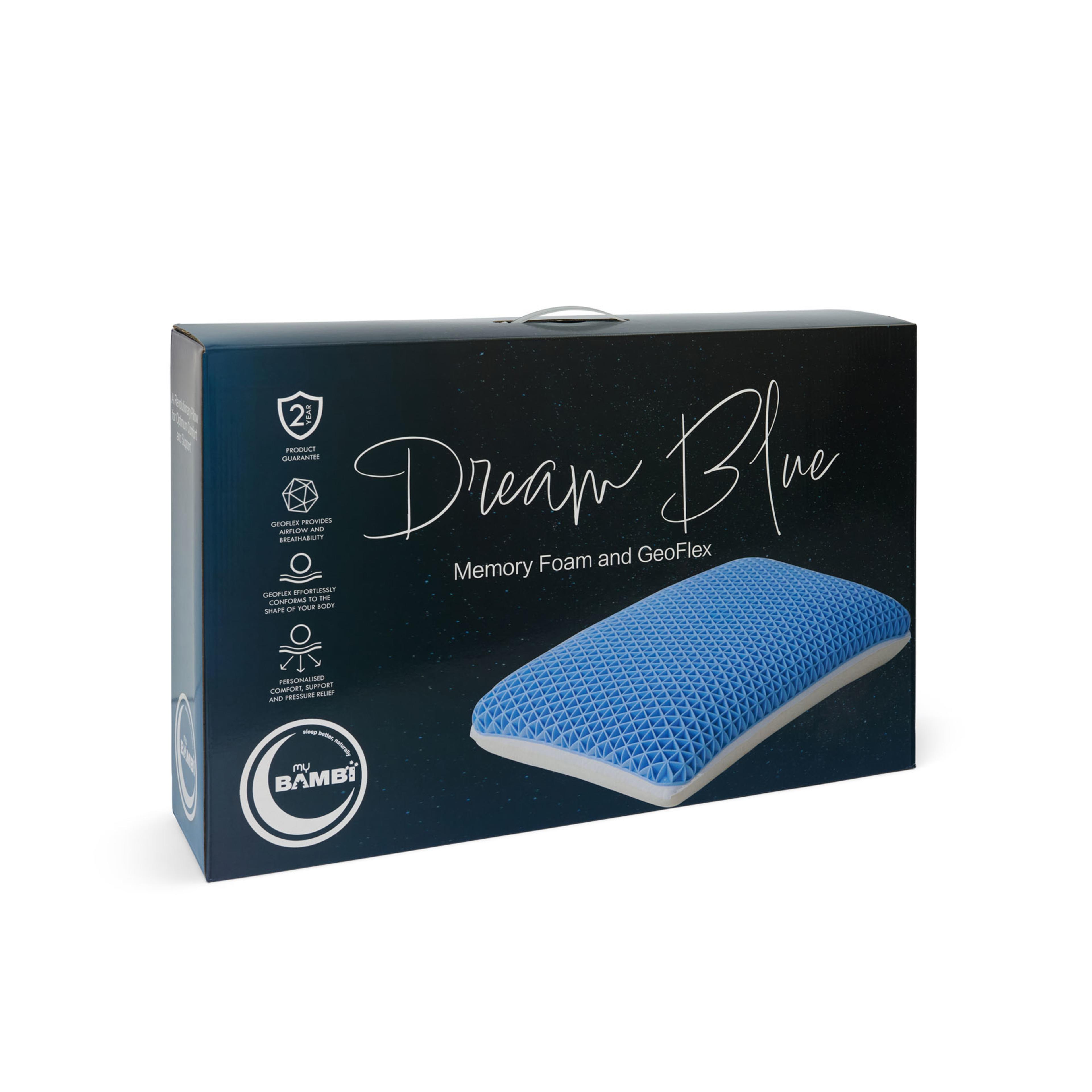Product image of the  Bambi Dream Blue Memory Foam Pillow from Forty Winks