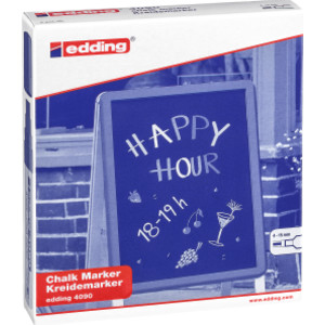 4090 Series Chalk Marker, Assorted Colors, Set of 5