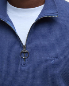 Pique Interlock Half Zip-Sweatshirt Oceana
