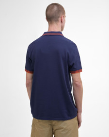 Calibrated Tipped Polo Shirt Pigment Navy